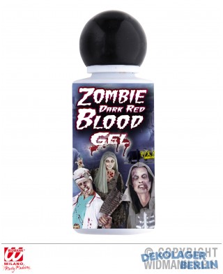 Zombie Spezial Blutgel in der Flasche dunkelrot