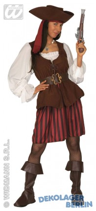 Hochsee Piratin Damen Kostm Piraten