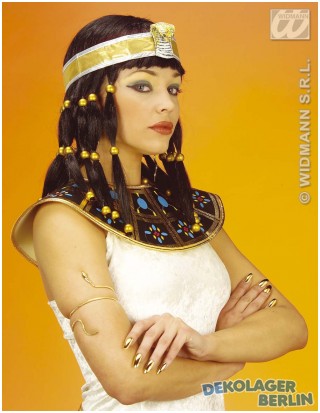 Kleopatra goldfarbender Schlangen Armreif