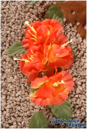 Hawaii Hibiscusblten Haarspange gelb orange