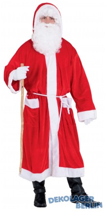 Santa Claus Kostm Weihnachtsmann Mantel Einheitsgrsse