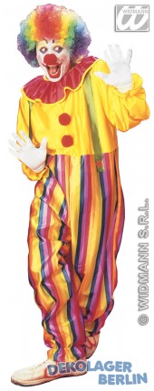 Zirkus Clown Kostm fr Damen und Herren Clownskostm