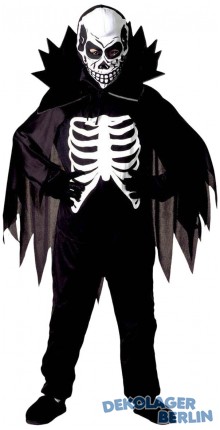 Halloween Scary Skeleton Kostm fr Kinder und Jugendliche