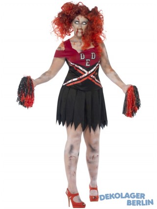 High School Horror Zombie Kostm Cheerleader
