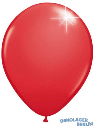 Luftballons Ballons metallic rot