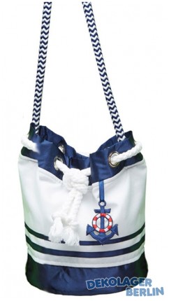 Handtasche im Matrosen Design fr die Maritime Party