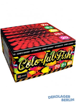 xplode Feuerwerk Batterie Colorful Fish mit Fischeffekt
