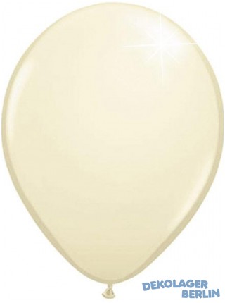 Luftballons vanille ivory elfenbein metallic 30 cm 12