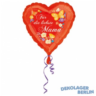 Folienballon fr die liebste Mama zum Muttertag 43cm