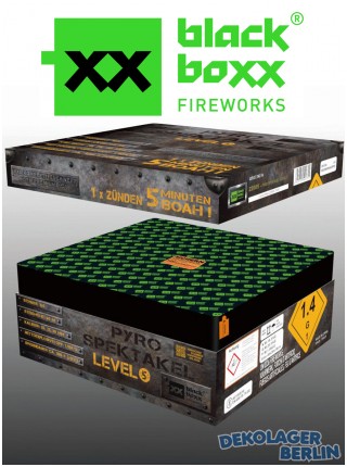 Blackboxx Silvester Feuerwerk Pyro Spektakel Level 5