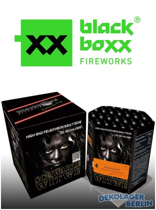 Blackboxx Silvester Feuerwerk Batterie Schwarze Witwe