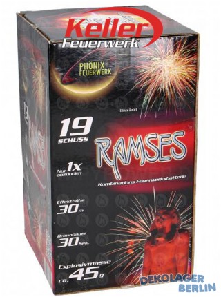 Silvester Feuerwerk Batterie Ramses von Phnix/Keller