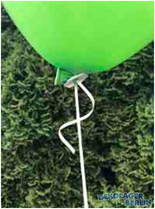Luftballon Fix Verschluss Zibi Eco aus Bio Kunststoff