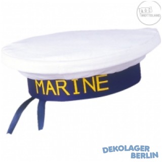 Matrosen Mtze oder Seemann Hut mit Bndern Marine