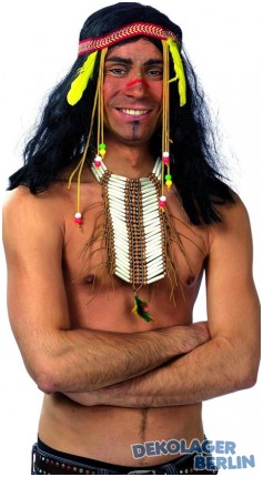 Groer Indianer Huptlings Halsschmuck Halskette fr Indianer