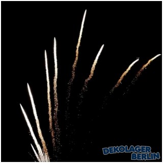Pyrotrade Feuerwerk Single Row Brocade Crown Comet Zipper