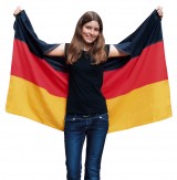 Deutschland Fahnencape 150 x 90 cm mit rmeln und Daumenschlaufen