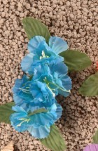 Hawaii Hibiscusblüten Haarspange blau-Dekolager Berlin