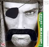 Piraten Schnurrbart und Augenklappe-Dekolager Berlin