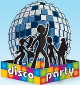 Disco Party Tischdekoration-Dekolager Berlin