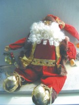 Deko Weihnachtsmann mit Glocke-Dekolager Berlin