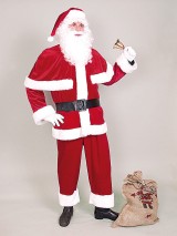 Weihnachtsmann Komplett Kostüm Santa Luxe-Dekolager Berlin