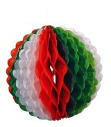 Länderdeko Wabenball Italien Ø 32 cm-Dekolager Berlin