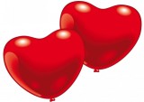 Luftballons in Herzenform rot, 5 St. Ø 30 cm-Dekolager Berlin