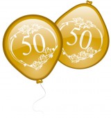 Luftballons zur goldenen Hochzeit mit Druck 50-Dekolager Berlin