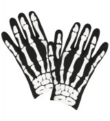 Halloween Skelett Handschuhe fr Kinder