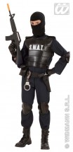 Maschinengewehr fr Gangster, SWAT Team GI oder Polizei mit Sound