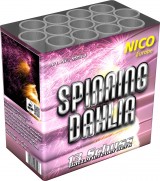 Nico Spinning Dahlia Feuerwerk Batterie - 13 Schsser
