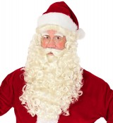 Hochwertige Weihnachtsmann Percke mit Bart