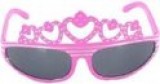 Brille mit Krone in pink