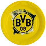 8 Borussia Dortmund Party Teller 23 cm