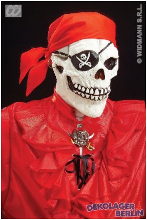 Totenkopf Piraten Maske
