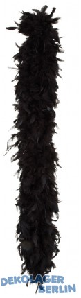 Feder Boa schwarz 180 cm Federboa