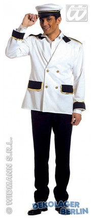 Kostüm für Kapitän Seemann Marine Admiral