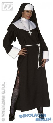 Nonnenkostüm Nonne als Kostüm mit Haube