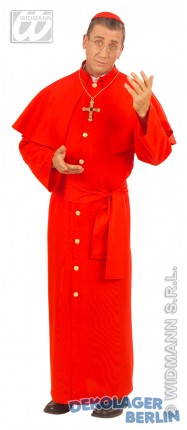 Rotes Kardinal Kostüm Priester Cardinal