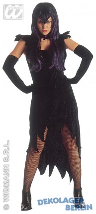 Kostüm schwarze Königin Teufelin dark Mistress