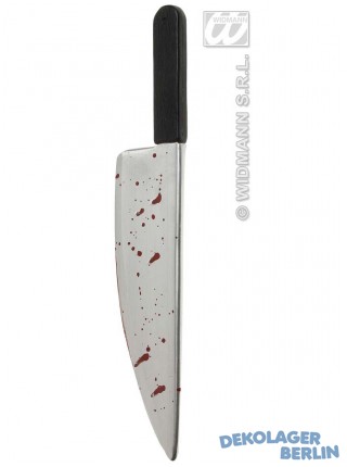 Halloween Blutiges Fleischermesser 48,5 cm
