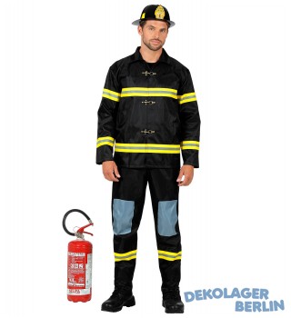 Herren Feuerwehr Kostüm als Feuerwehrmann