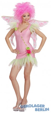 Märchen Fee Fairy Kostüm für Damen in pink und rosa