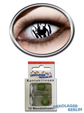 Farbige Kontaktlinsen zebra Jahreskontaklinsen