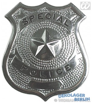 Polizei Abzeichen Special Police Polizeimarke