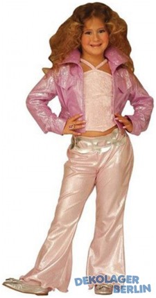 Kinderkostüm beauty Pop Star Kostüm in pink