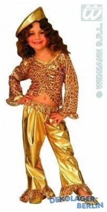 Kinderkostüm beauty Pop Star Kostüm in gold