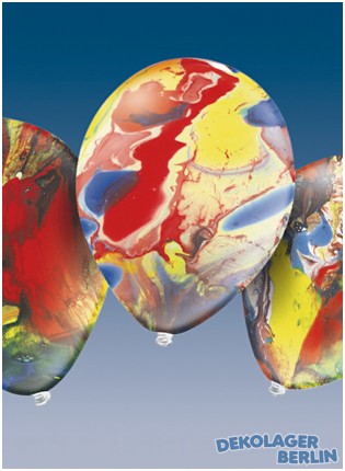 Luftballons marmoriert 30 cm 12