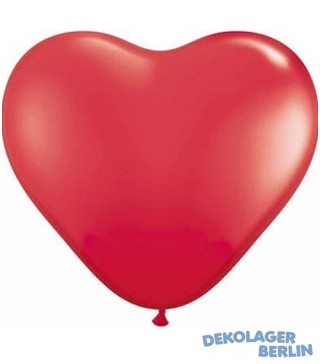 Luftballons Herz rot Herzballons rote Herzluftballons